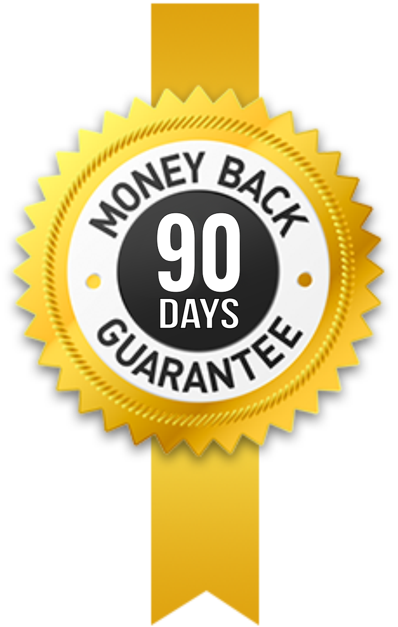 90 days money back guarantee